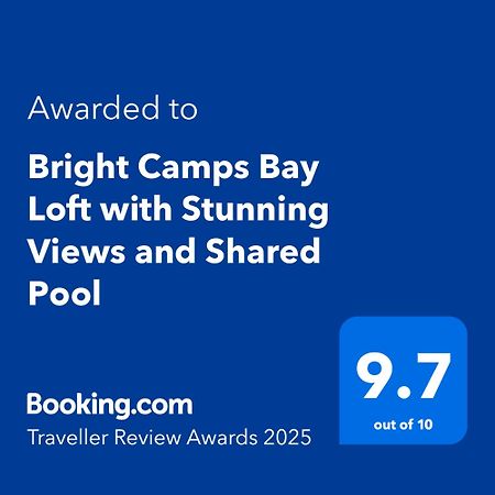 케이프타운 Bright Camps Bay Loft With Stunning Views And Shared Pool 아파트 외부 사진